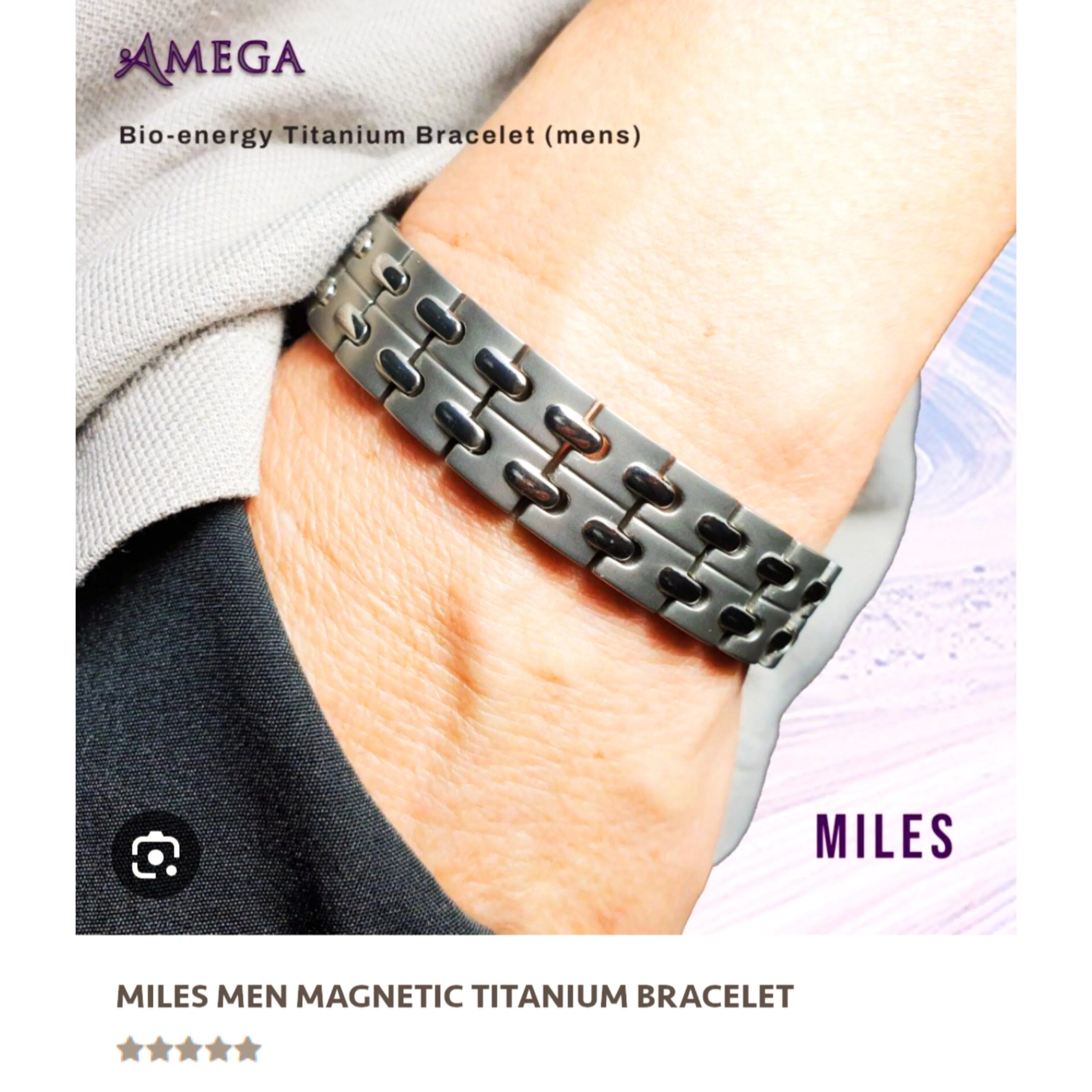 قیمت  دستبند مغناطیسی مردانه