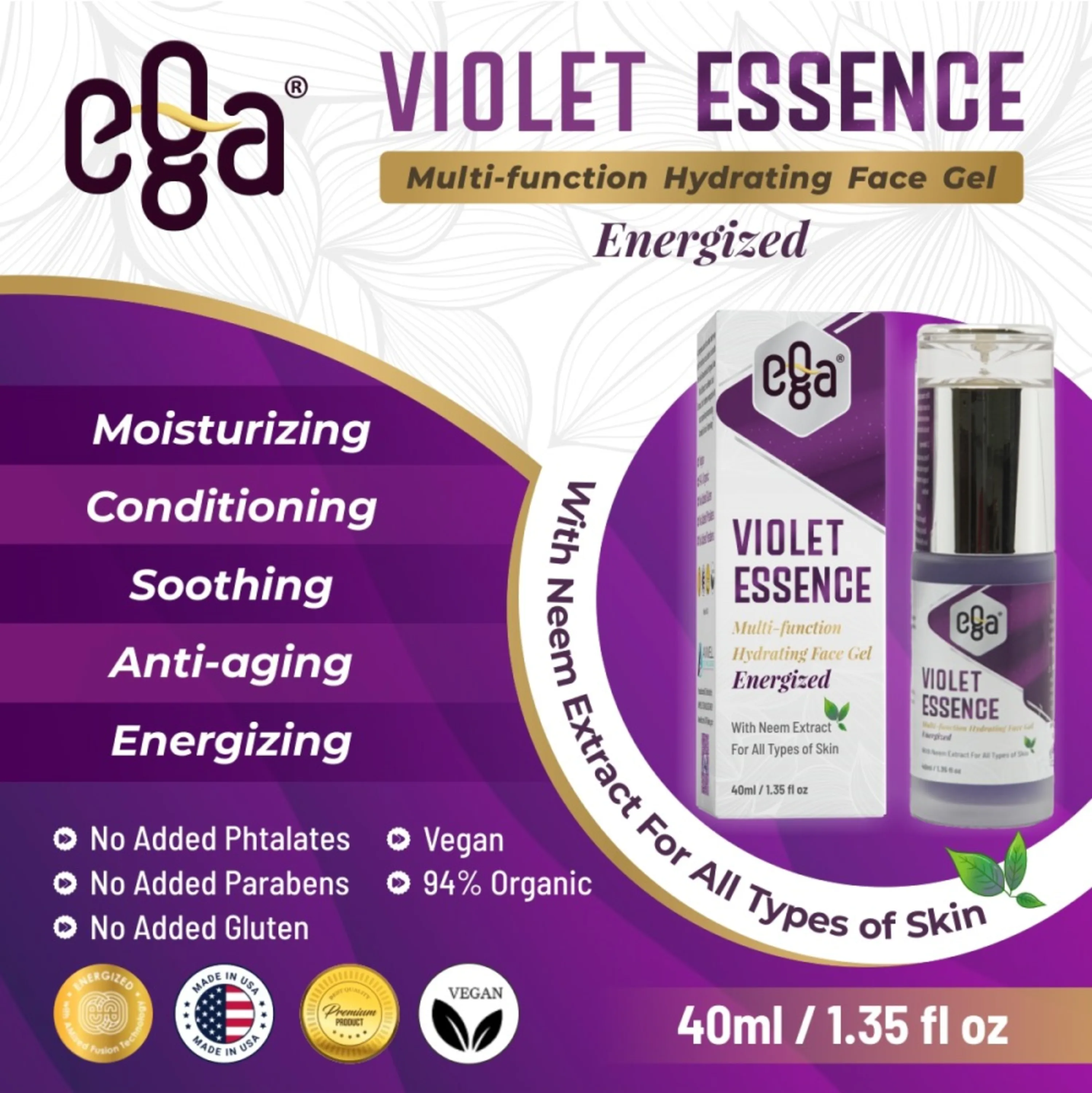 ژل صورت کرم امگا